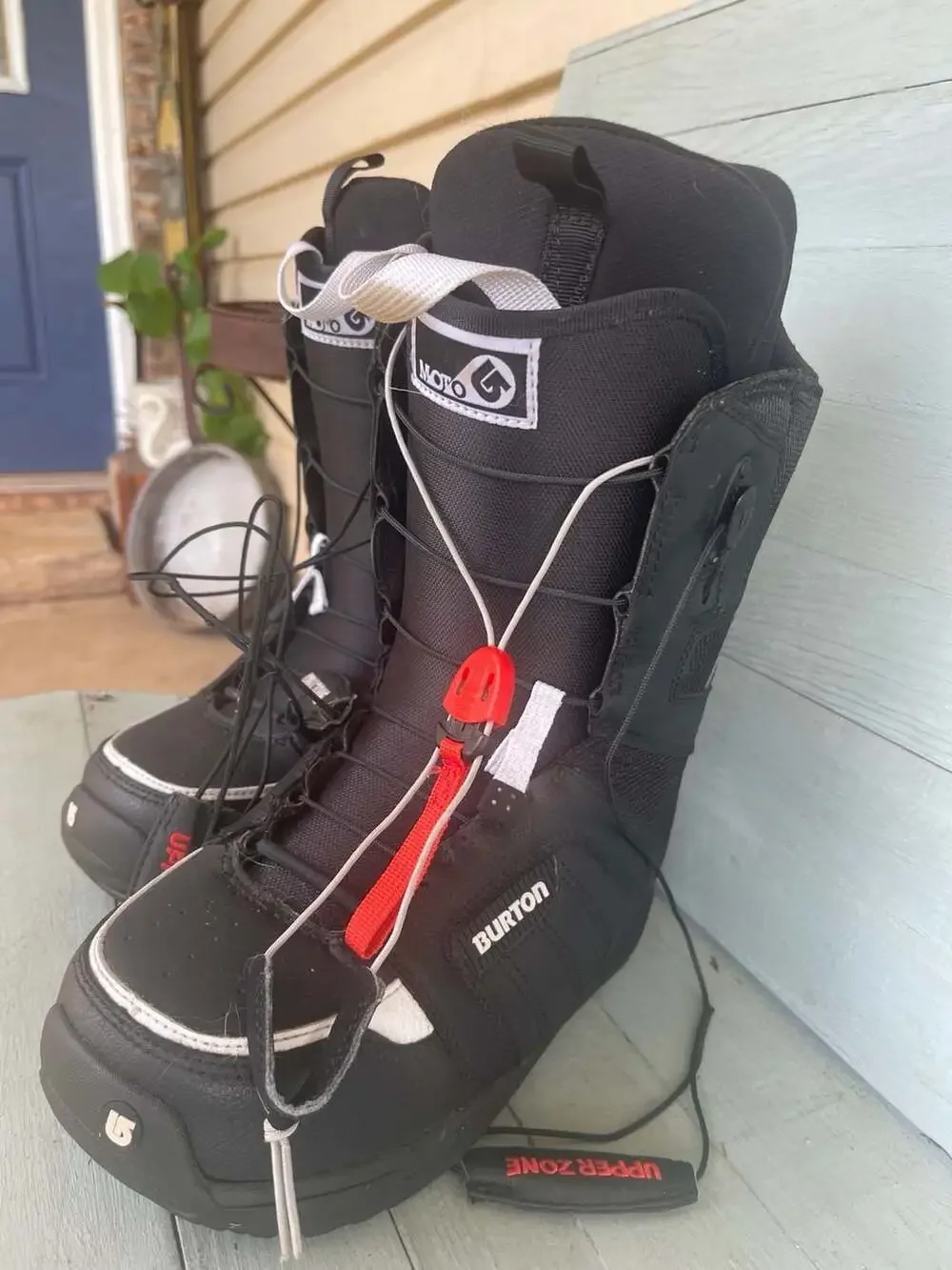 Burton Moto Snowboard Boots Black Men's Size 8